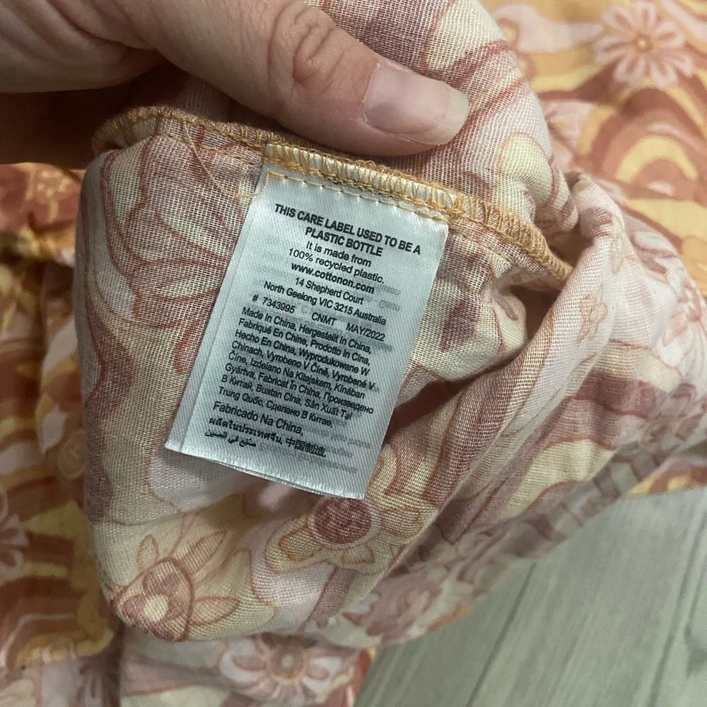 Cotton On Kids GIRLS GEORGIA LONG SLEEVE DRESS Size 9/10